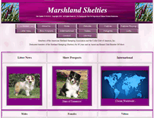 Tablet Screenshot of marshlandshelties.com